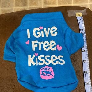 Blue Dog Shirt with Fun Print